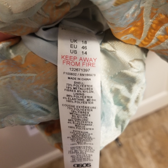 ASOS Jacquard Bubble Dress - Picture 7 of 9